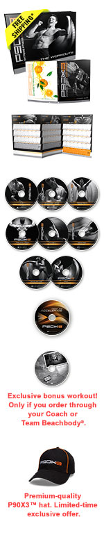 P90X3 DVD Package.