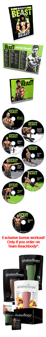 Body Beast Shakeology Challenge Pack.
