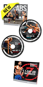 Insanity Max 30 Ab Maximizer DVDs.