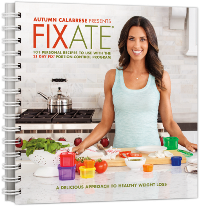 Fixate Cookbook with 21 Day Fix Containers.